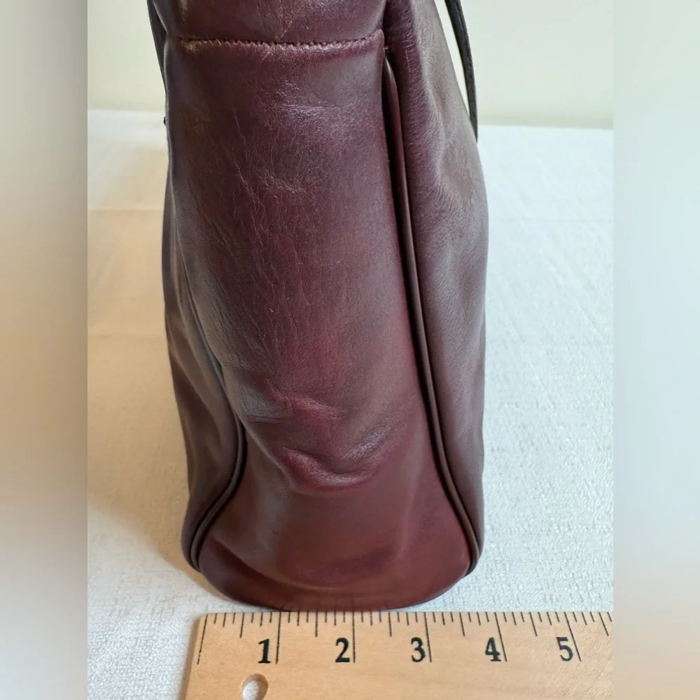 Etienne Aigner Burgundy Leather bag